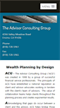 Mobile Screenshot of advisorconsultinggroup.com